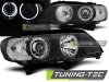 Фары передние Tuning-Tec LED Angel Eyes Black для BMW X5 E53