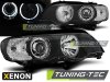 Фары передние Tuning-Tec LED Angel Eyes Black для BMW X5 E53 XENON