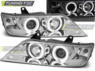 Передние фары с ангельскими глазками хром от Tuning-Tec для BMW Z3 E36/7