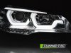 Передние фары 3D ангельские глазки хром от Tuning-Tec для BMW X5 E70