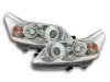 Фары передние LED Angel Eyes Chrome Var2 для Citroen C4