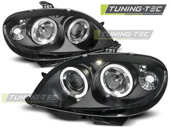 Передние фары Angel Eyes Black от Tuning-Tec для Citroen Saxo