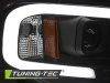 Фары передние с неоновыми ходовыми огнями чёрные от Tuning-Tec для Dodge Ram III