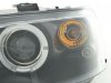Фары передние LED Angel Eyes Black для Fiat Punto II