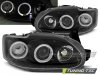 Фары передние LED Angel Eyes Black от Tuning-Tec для Ford Escort VII