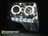 Передние фары Tube Light с ангельскими глазками хром для Ford F150 XII