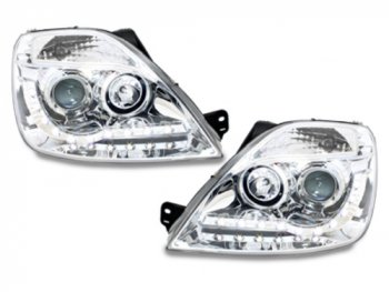Фары передние Dayline Chrome для Ford Fiesta Mk6