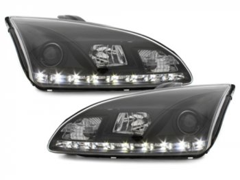 Фары передние Dayline Black для Ford Focus II