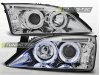 Фары передние LED Angel Eyes Chrome Var2 для Ford Mondeo III с корректором