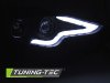 Передние фары Tube Light Black LED для Lexus IS III