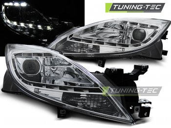 Фары передние Daylight Chrome для Mazda 6 GH