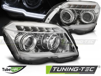 Фары передние TubeLight Chrome от Tuning-Tec на Mercedes GLK класс X204