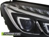 Передние фары TubeLight LED Black на Mercedes C класс W205