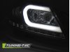 Фары передние Tube Light Black на Mercedes C класс W204 рестайл
