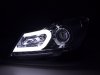 Фары передние Daylight Chrome на Mercedes C класс W204 рестайл