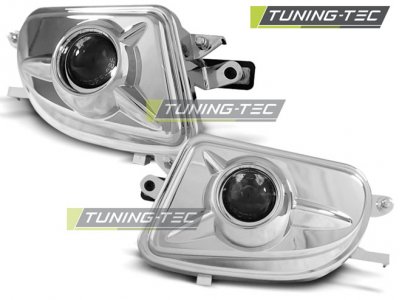 Противотуманные фары Chrome от Tuning-Tec на Mercedes E W210 / CLK W208 / SLK R170