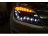 Фары передние LED Dayline Black на Opel Astra H
