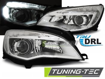 Передние фары Daylight Chrome от Tuning-Tec на Opel Astra J