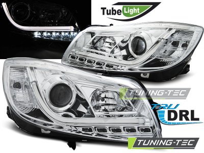 Передние фары Tube Light Chrome от Tuning-Tec на Opel Insignia