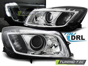 Передняя альтернативная оптика Daylight Chrome на Opel Insignia