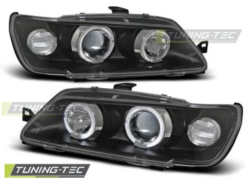 Фары передние Angel Eyes Black от Tuning-Tec на Peugeot 306