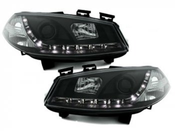 Фары передние Dayline Black на Renault Megane II