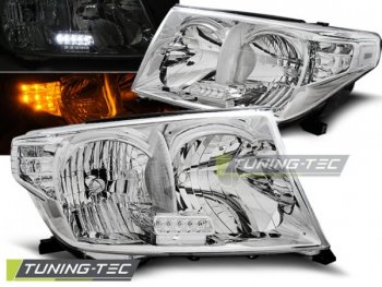 Фары передние LED Chrome на Toyota Land Cruiser 200