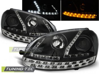 Фары передние Daylight Black Full LED от Tuning-Tec на Volkswagen Golf V