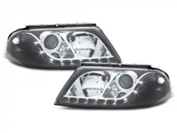 Фары передние Dayline Black на Volkswagen Passat B5+ 3BG