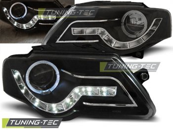 Фары передние Daylight Black на Volkswagen Passat B6 3C