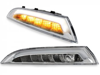 Указатели поворота CarDNA LED Chrome на Volkswagen Scirocco III