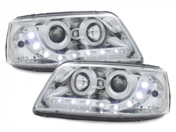 Фары передние Dayline Chrome на Volkswagen Transporter T5