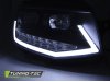 Передняя альтернативная оптика Tube Light Black на Volkswagen T6