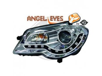 Фары передние Dragon Light Chrome на Volkswagen Touran GP