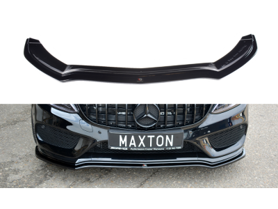 Накладка на передний бампер от MAXTON Design для Mercedes C класс W205 C43 AMG