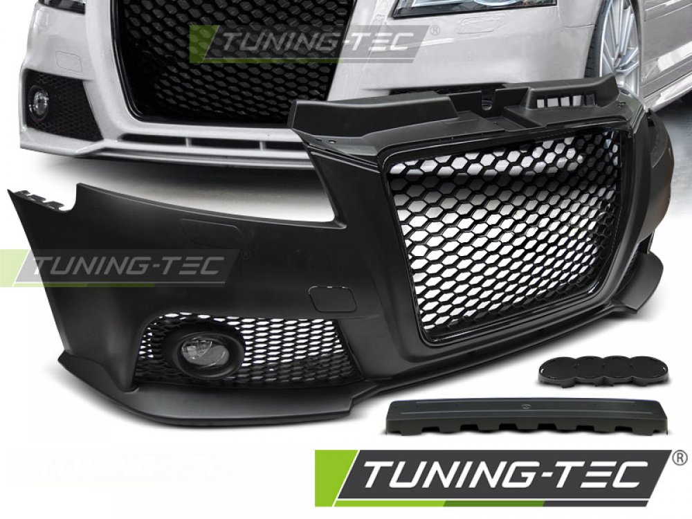 Бампер передний в стиле RS от Tuning-Tec для Audi A3 8P рестайл
