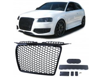 Решётка радиатора от HD Black RS-Style на Audi A3 8P