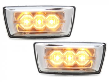 Повторители поворота LED Chrome для Opel Astra H / J GTC / Zafira B / Corsa D / Insignia / Meriva B