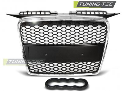 Решётка радиатора от Tuning-Tec Black Chrome RS-Style на Audi A3 8P