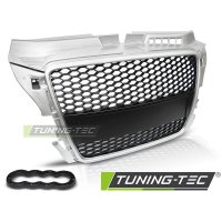 Решётка радиатора от Tuning-Tec Black Silver RS-Style на Audi A3 8P New