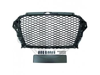 Решётка радиатора RS3 Look от HD Black на Audi A3 8V