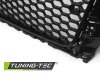 Решётка радиатора Glossy Black RS3 Look от Tuning-Tec под датчики парковки на Audi A3 8V