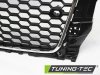 Решётка радиатора Black Chrome RS3 Look от Tuning-Tec под датчики парковки на Audi A3 8V