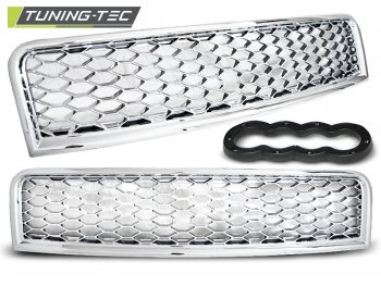 Решётка радиатора RS-Style Chrome на Audi A4 B5