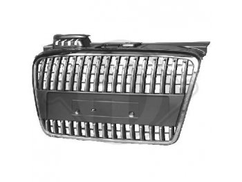 Решётка радиатора от HD Black Chrome S-Line Style на Audi A4 B7