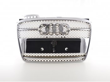 Решётка радиатора от FK Automotive под кольца Full Chrome на Audi A4 B7