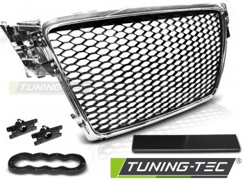 Решётка радиатора от Tuning-Tec Black Chrome RS Look на Audi A4 B8