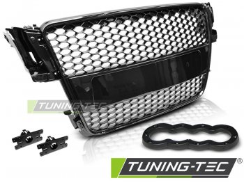 Решётка радиатора от Tuning-Tec Glossy Black в стиле RS5 на Audi A5 8T