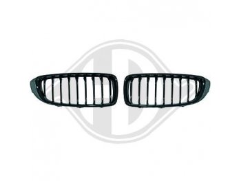 Решётка радиатора от HD Glossy Black на BMW 4 F32 / F33 / F36