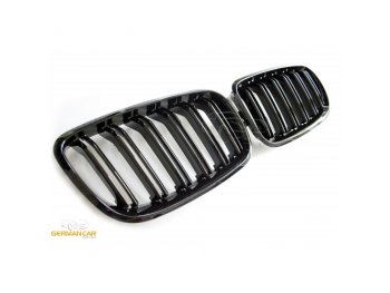 Решётка радиатора от GermanParts M Look Glossy Black на BMW X5 E70 / X6 E71